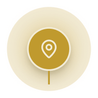 Map Pin - Gold
